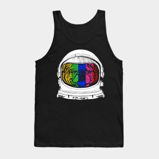 Astronaut English Bulldog Tank Top